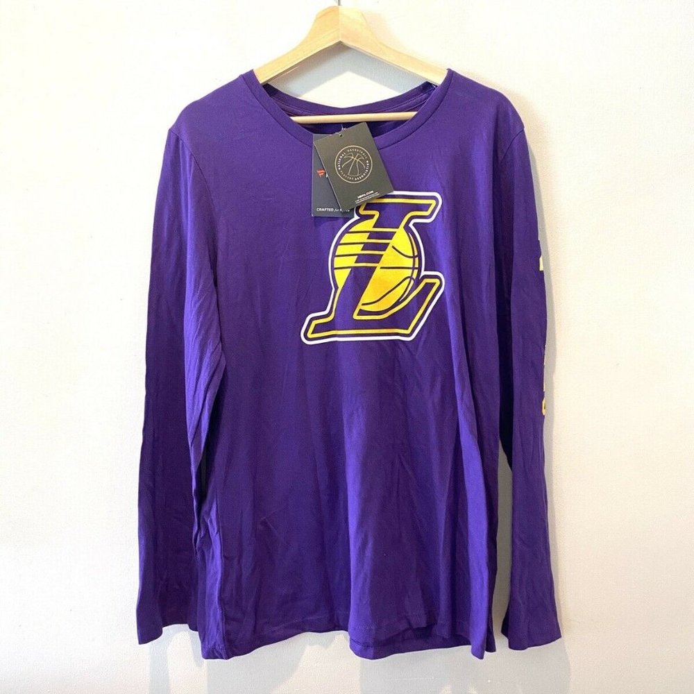Lakers Fanatics “James 23” Purple Long Sleeve - Picture 2 of 7